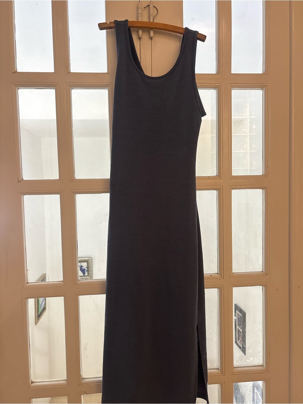NWOT Roxy criss cross back blue Sleeveless Maxi Dress